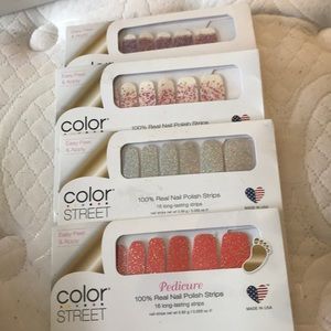 Set of 4 nail polish strips